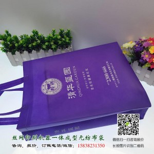 房地產(chǎn)廣告袋樓盤宣傳資料袋用無紡布袋比用塑料袋好