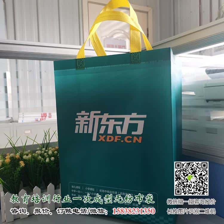 新東方老師好教育培訓(xùn)手提袋廣告袋學(xué)校宣傳袋  第2張