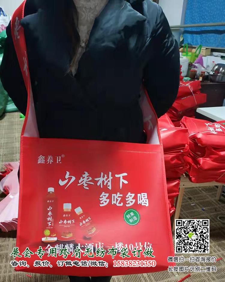 成都糖酒會(huì)出新寵啦！尼龍大挎包（無紡布跨肩袋），你背了沒？  第20張